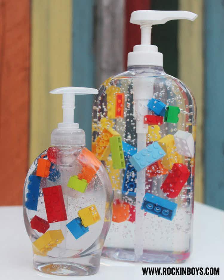 Make using soap and hand sanitizer more fun.
