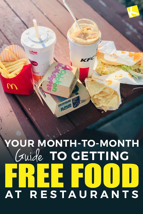 Your Month-to-Month Guide to Getting Food Freebies at Restaurants