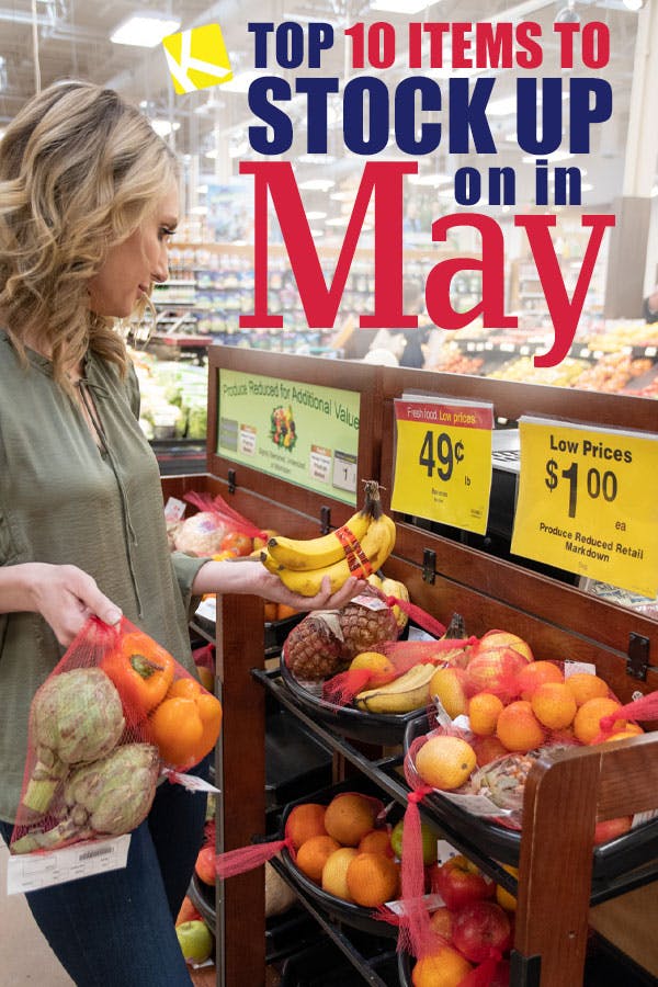 Top 10 Items to Stock up on in May