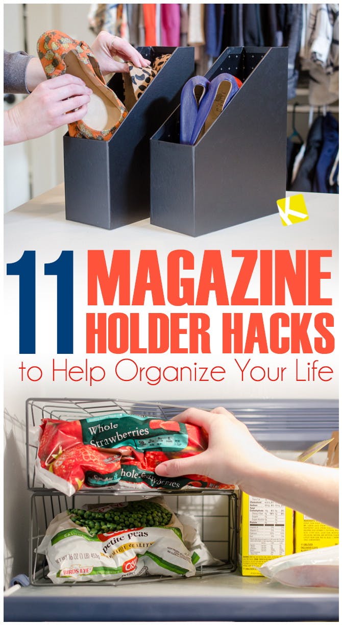 11 Magazine Holder Hacks to Help Organize Your Life