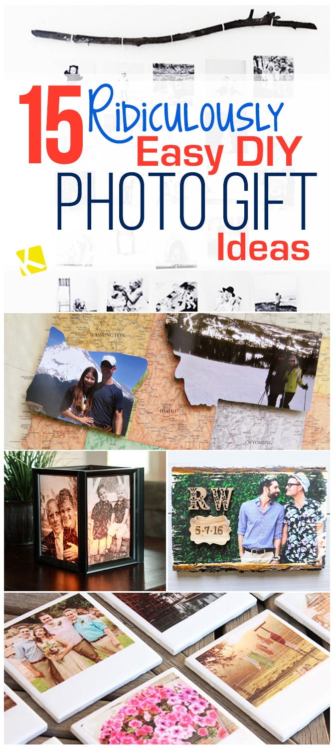 15 Ridiculously Easy DIY Photo Gift Ideas - The Krazy Coupon Lady