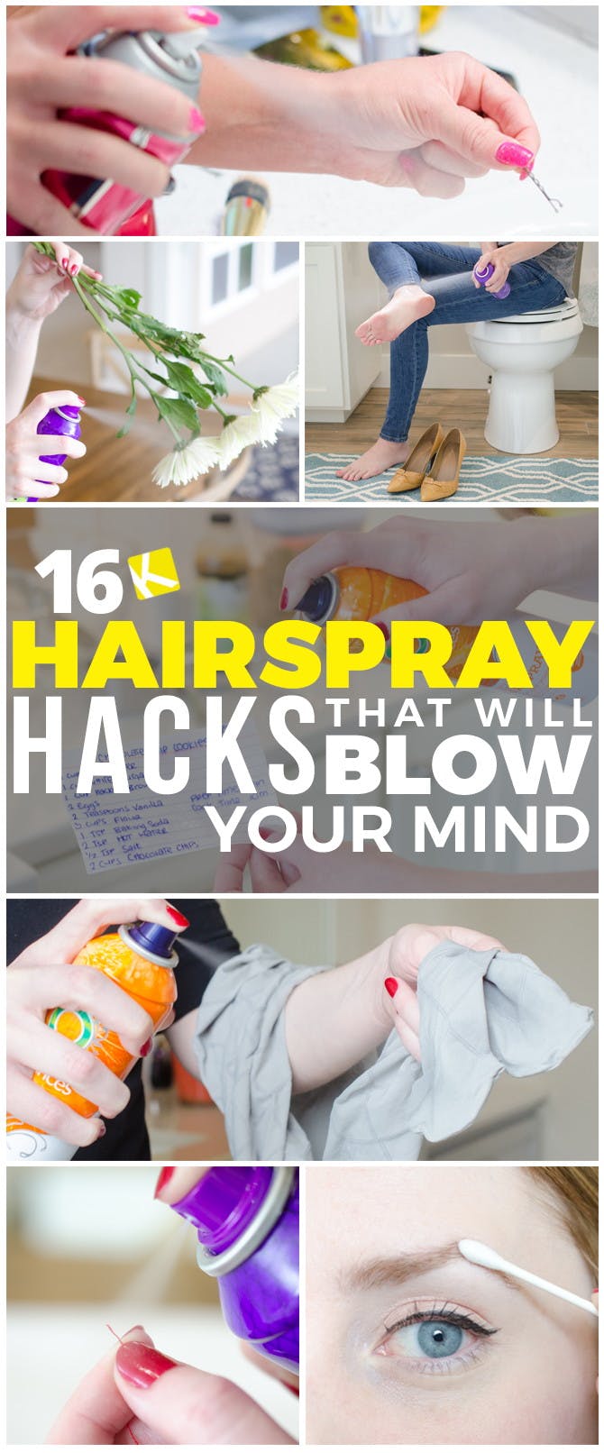 16 Hairspray Hacks That Will Blow Your Mind