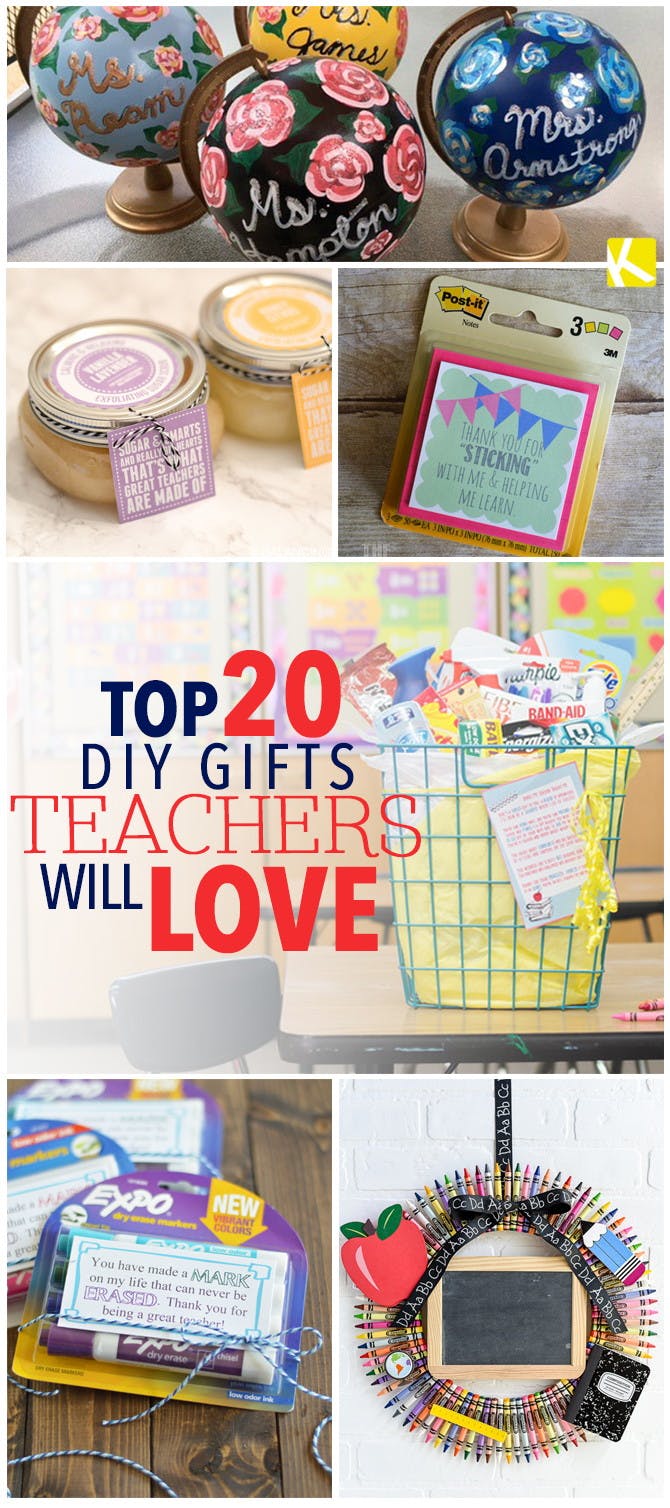 Top 18 DIY Gifts Teachers Will Love