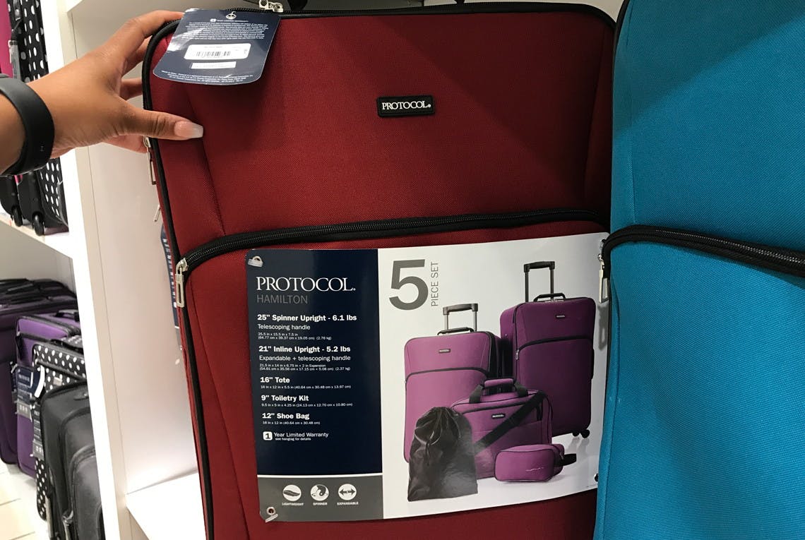 Protocol Luggage Set, Only 40 at JCPenney (Reg. 180)! The Krazy