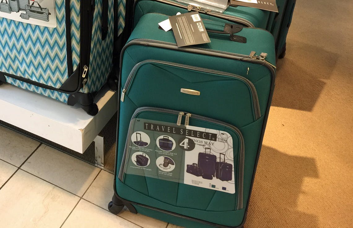 travel select 4 piece luggage set