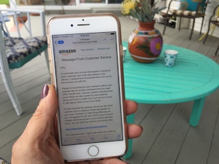 amazon prime kickback email