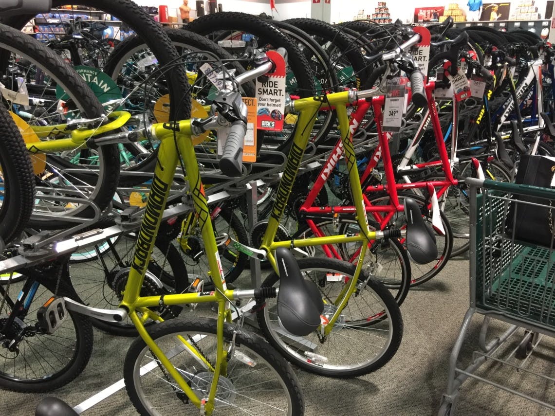 sporting goods bicycles
