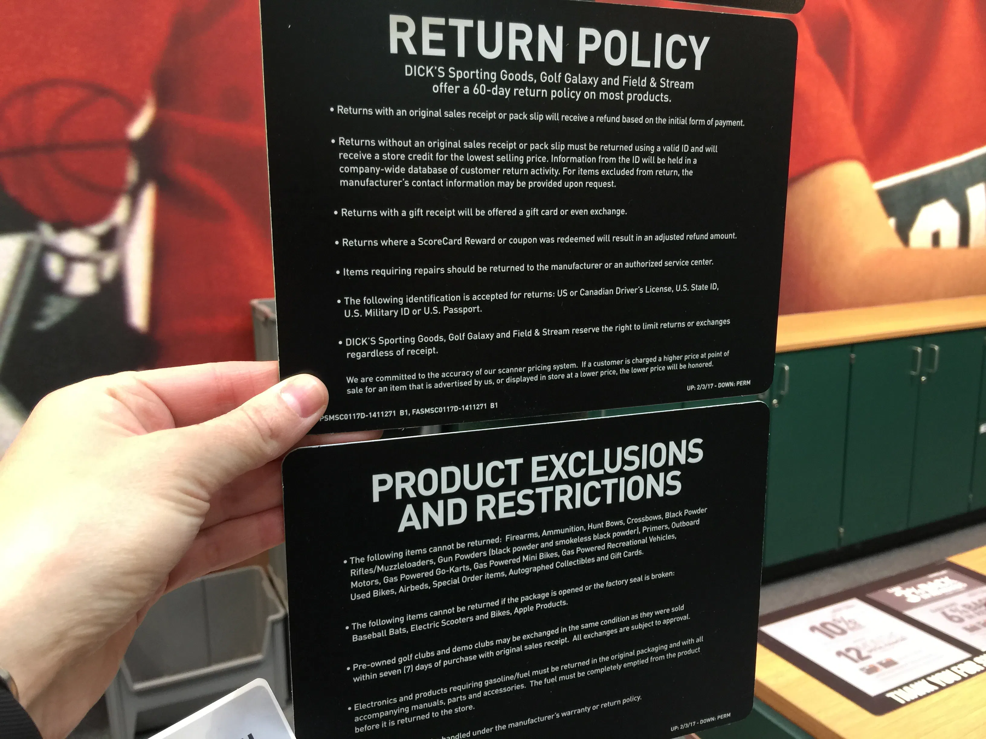 Disck Sporting Goods Golf Bag Return Policy