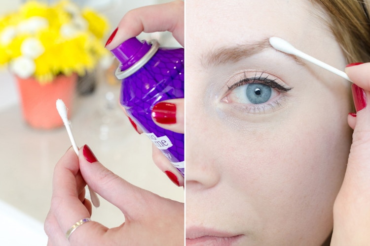 Keep eyebrow hairs in place.