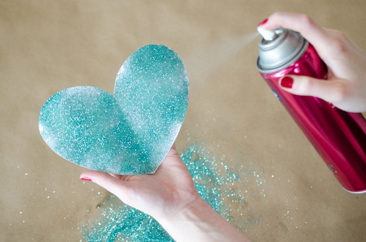 Add glitter to crafts.