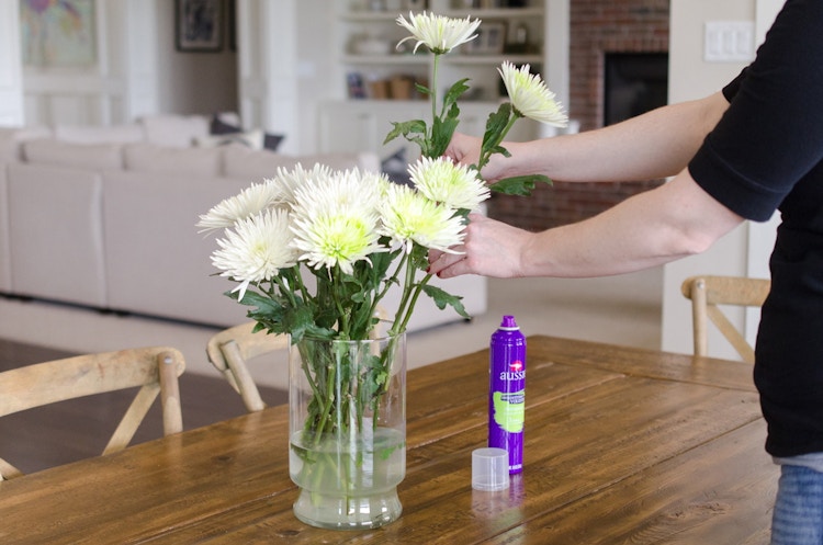 Keep flowers looking fresh longer.