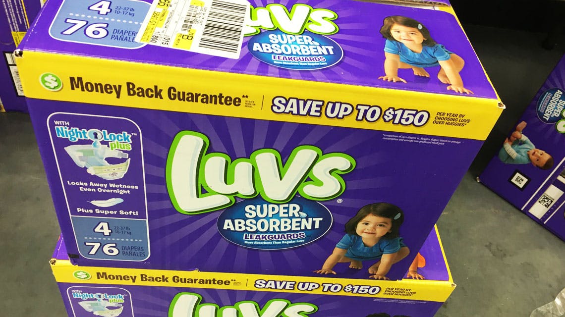 luvs diapers walmart