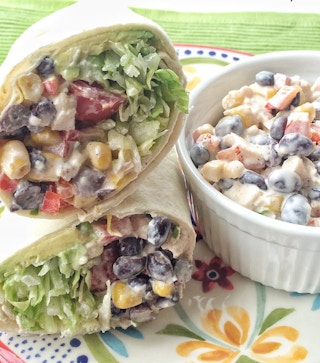 Santa Fe Chicken Salad Wraps