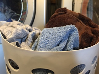 set aside laundry