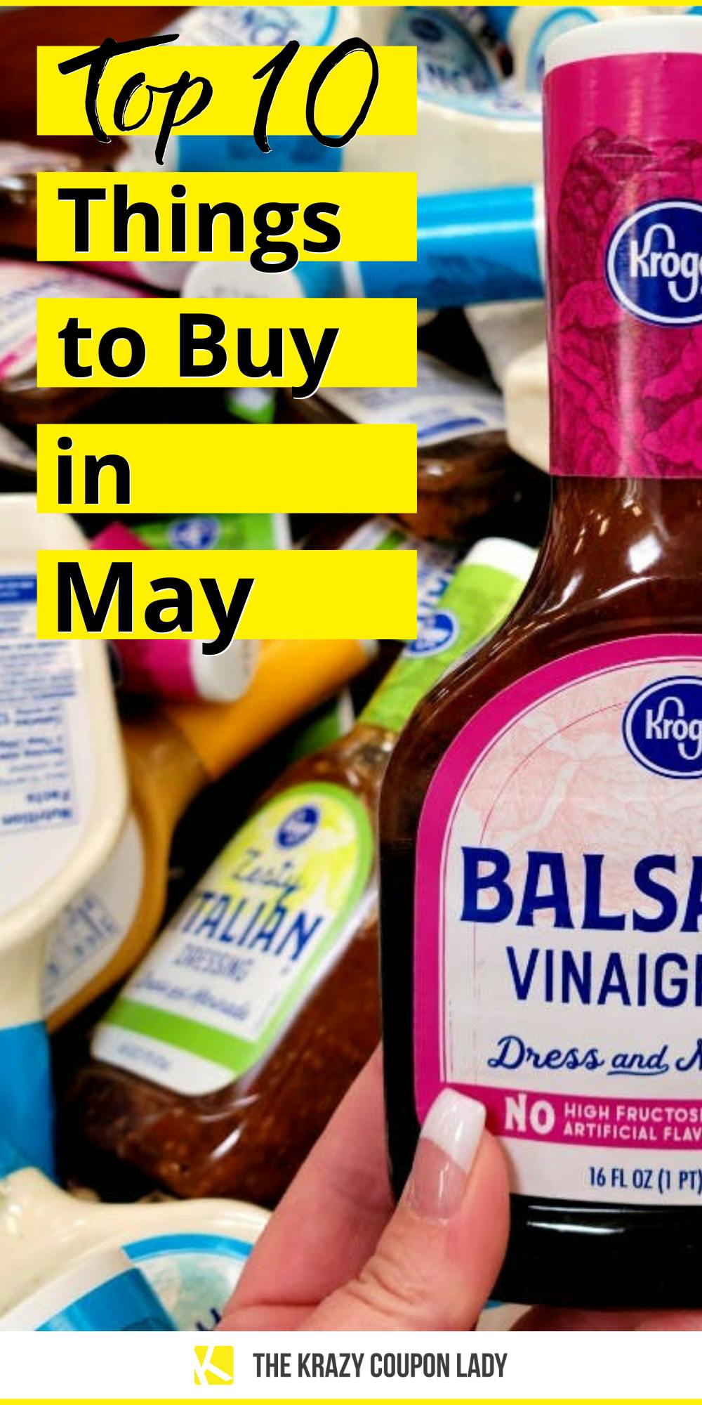 Top 10 Items to Stock Up on in May