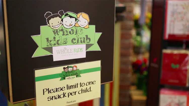 Free snacks for kids at Kroger, Publix, Harris Teeter, and Whole Foods