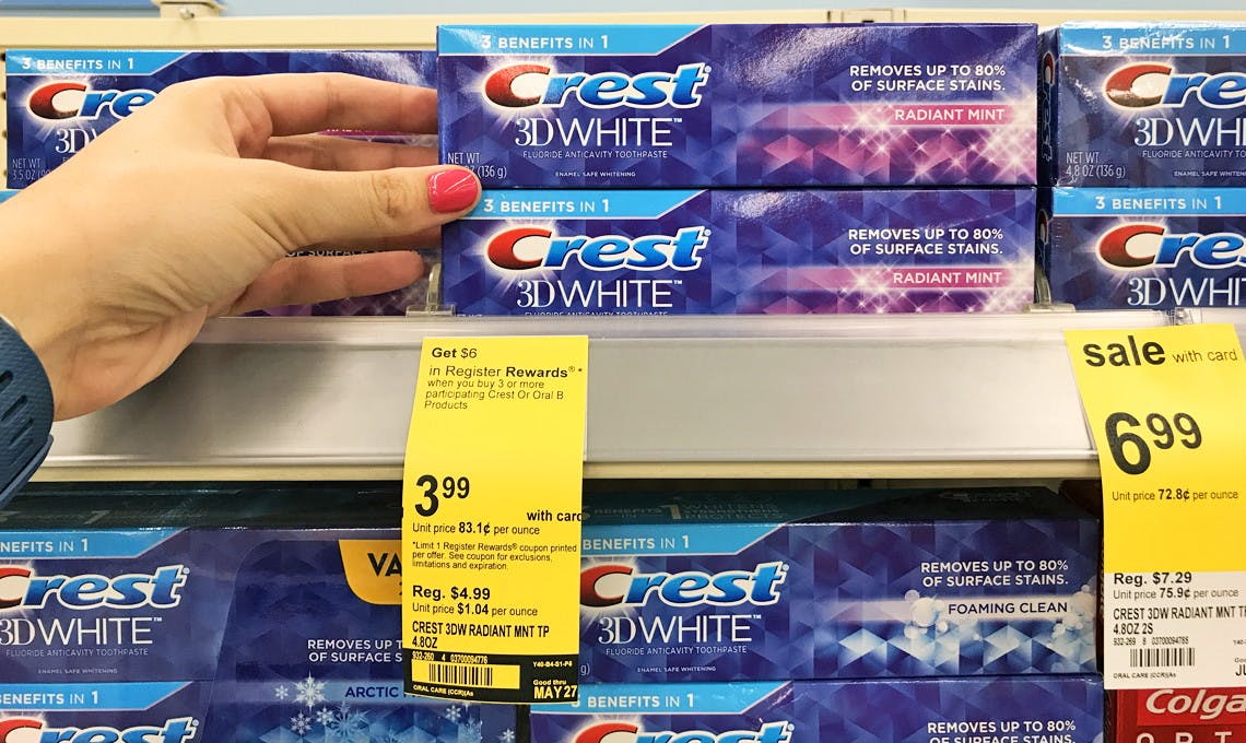 promotional 3d white toothpaste coupons