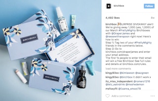Giveaway Birch Box