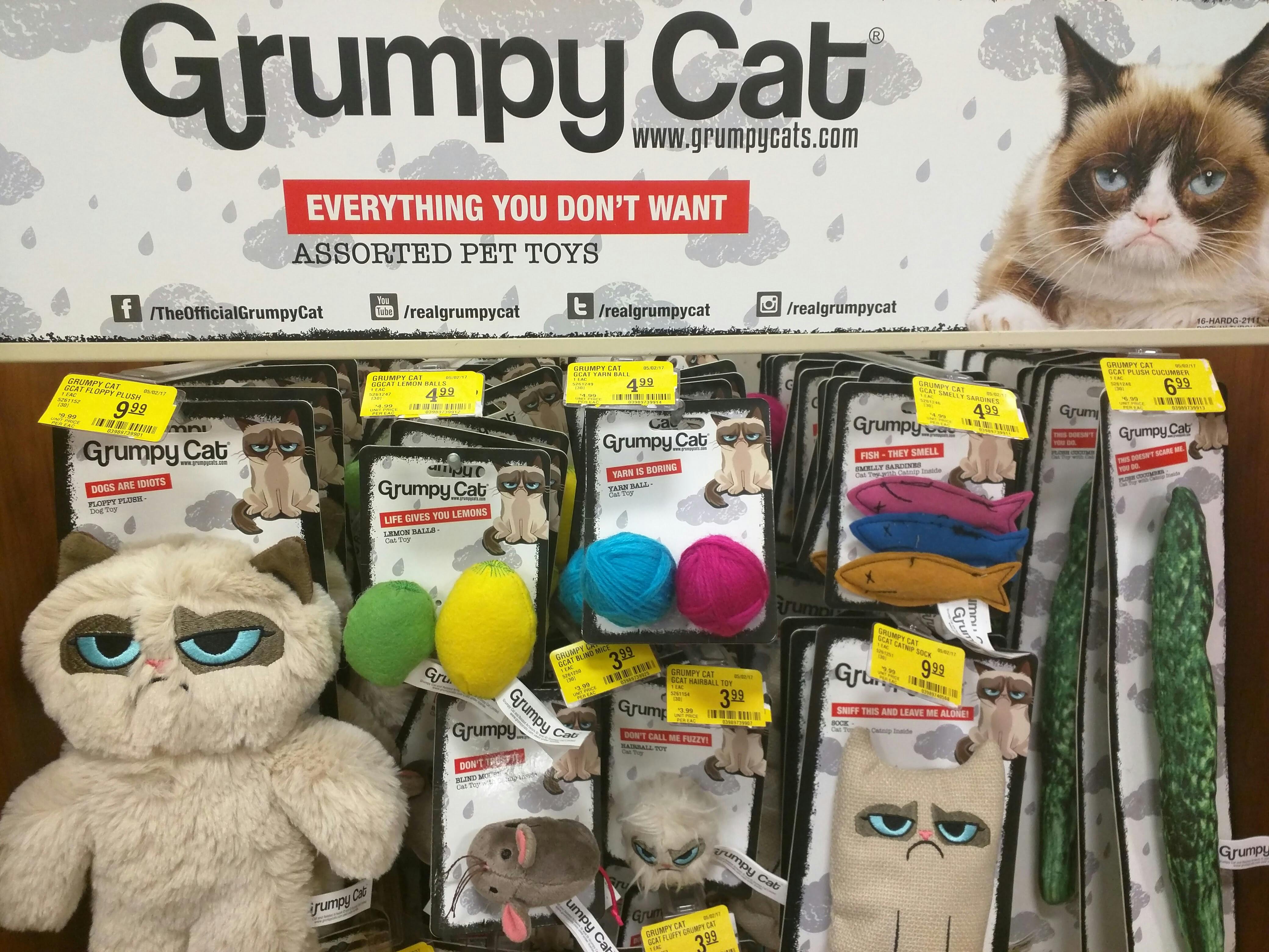 grumpy cat toys petsmart