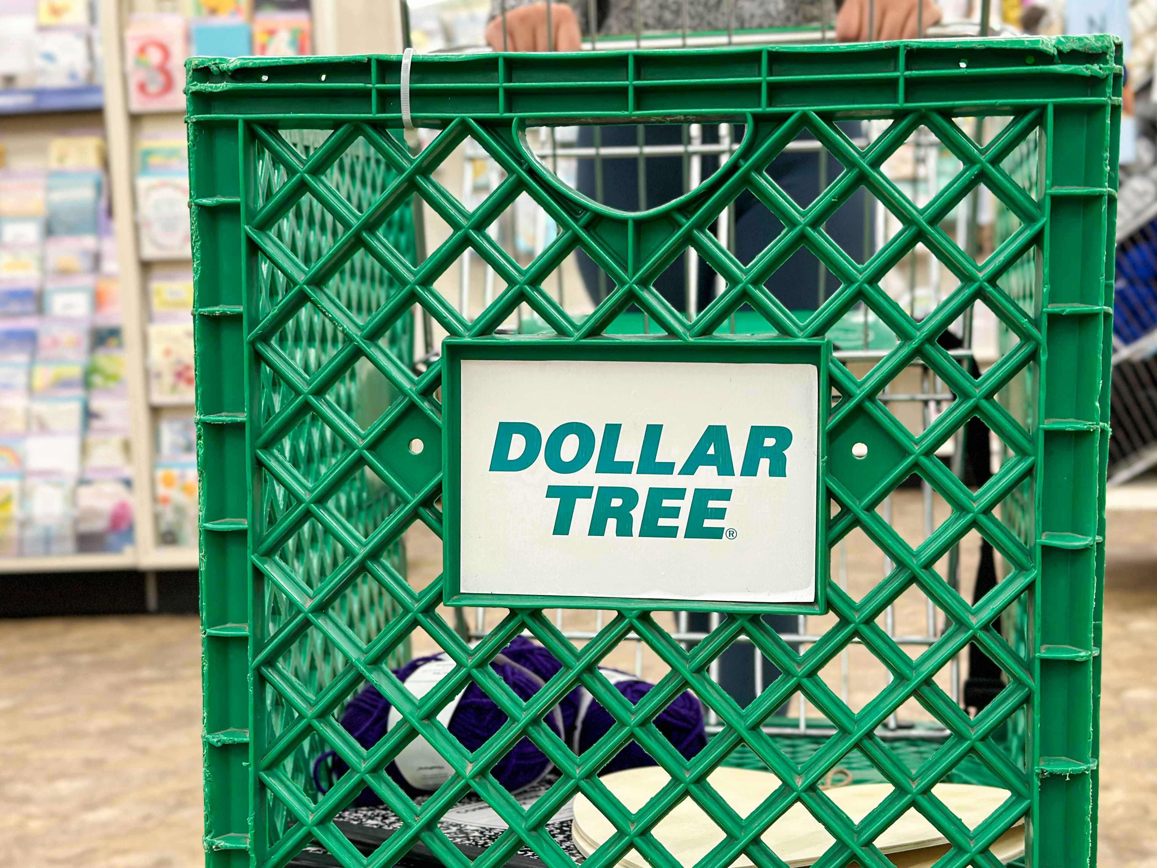 a dollar tree cart 