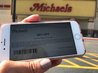 retailers coupon in store michaels