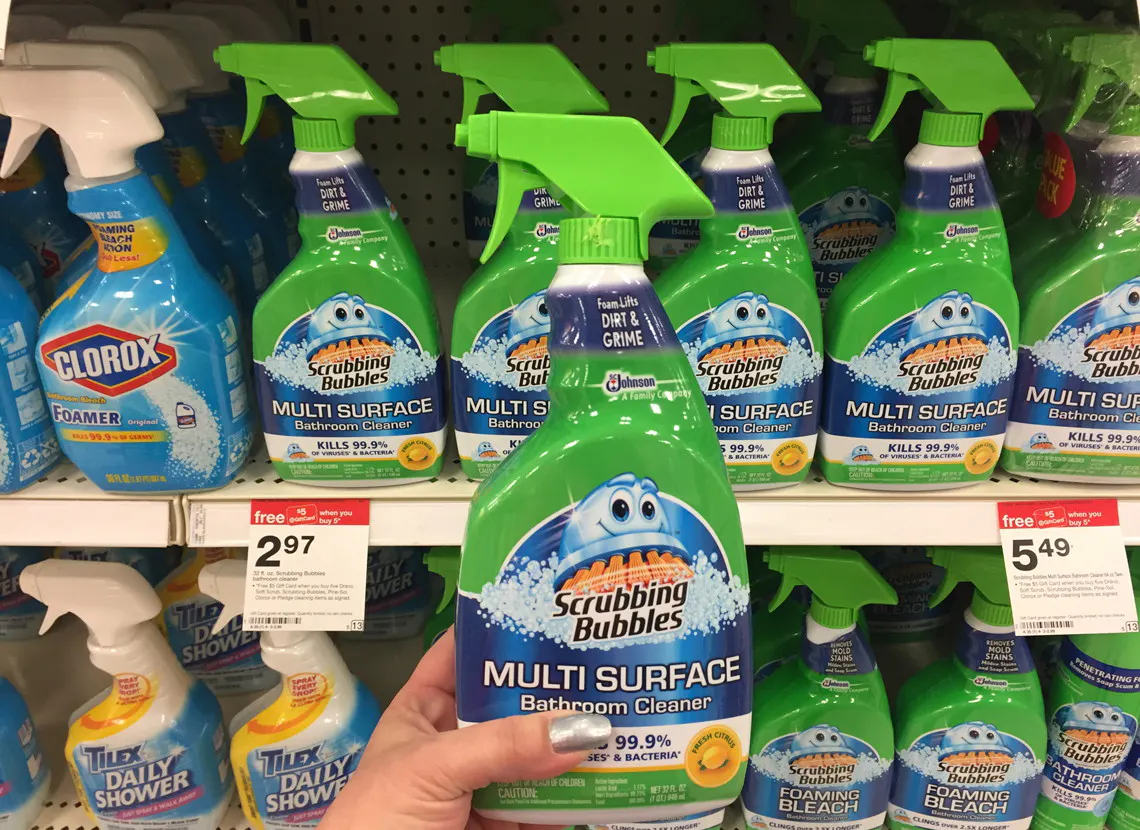 Scrubbing Bubbles Cleaner Only 0 18 At Target Free Toilet Drop Ins The Krazy Coupon Lady