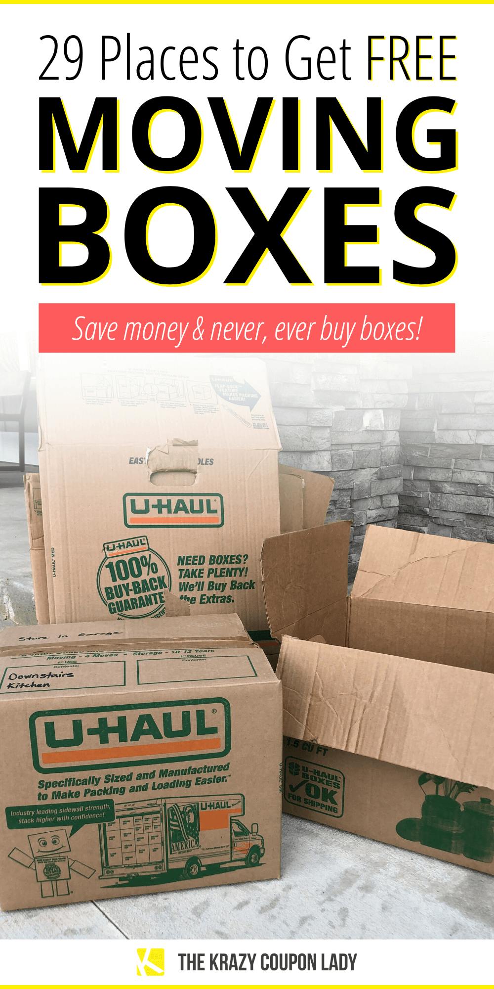cheapest places to get moving boxes