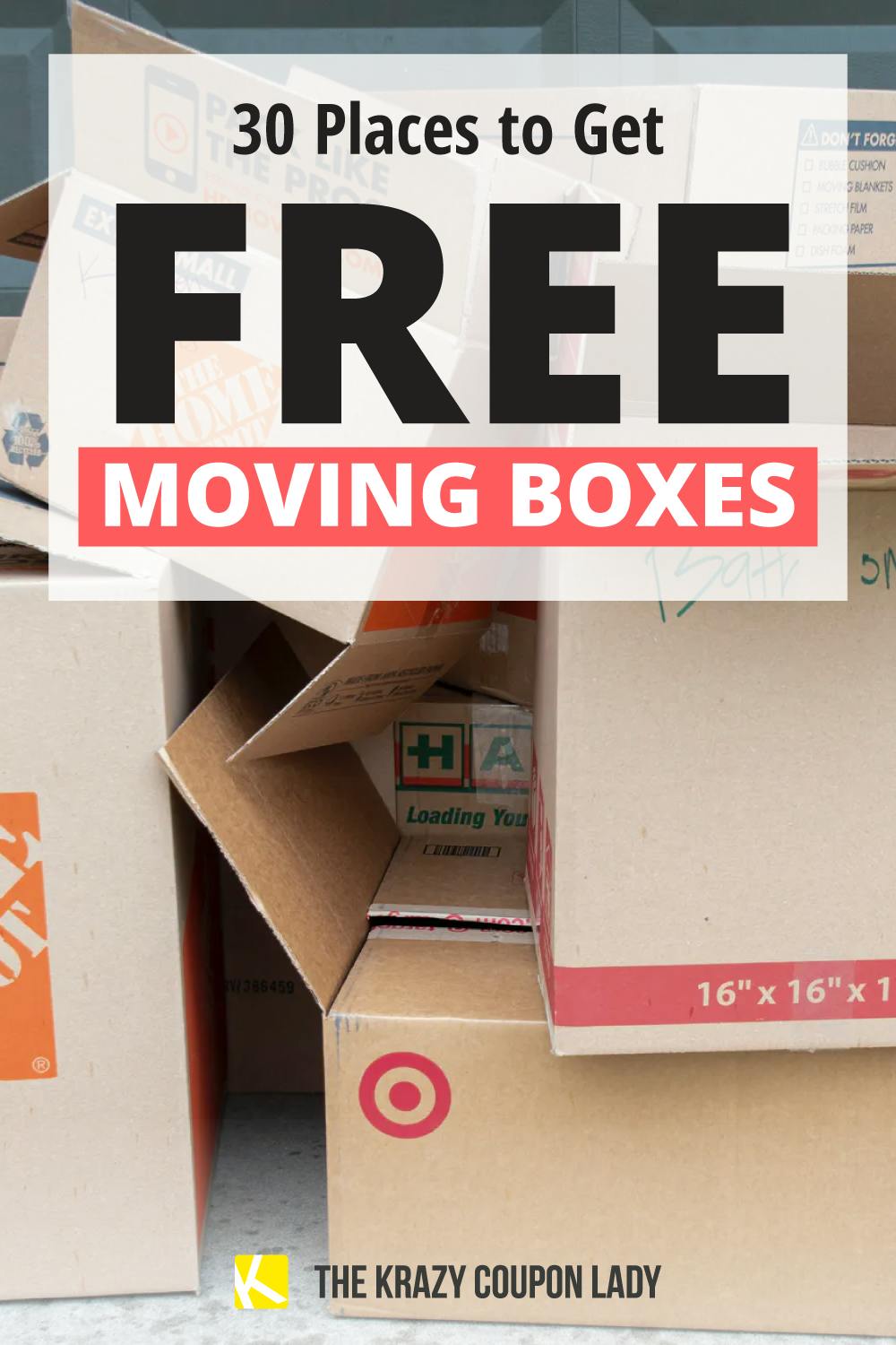 30 Places to Get Free Moving Boxes