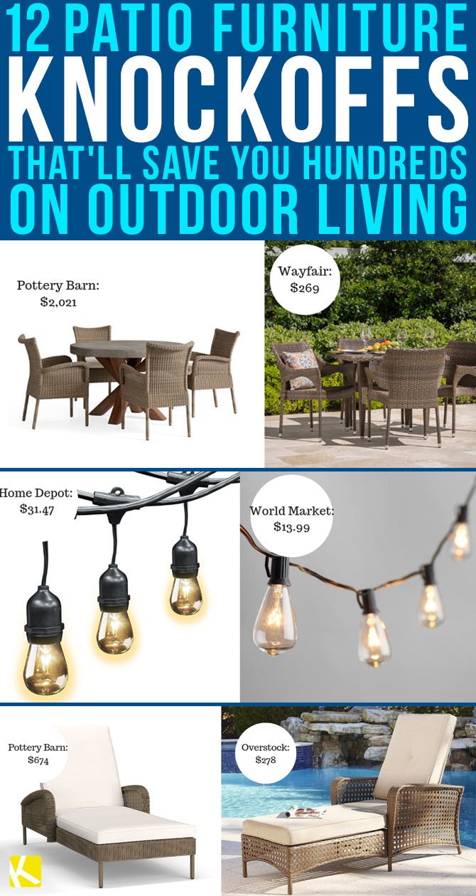 12 Patio Furniture Knockoffs That'll Save You Hundreds on Outdoor