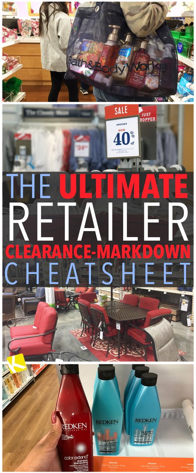 Your Ultimate Retailer Clearance-Markdown Cheat Sheet
