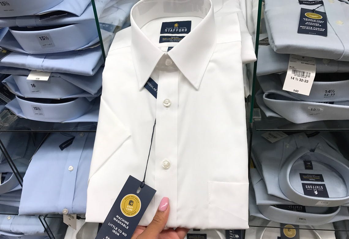Men’s Woodward & Lothrop Potomac Collection Dress Shirt Size 15.5 short sleeve