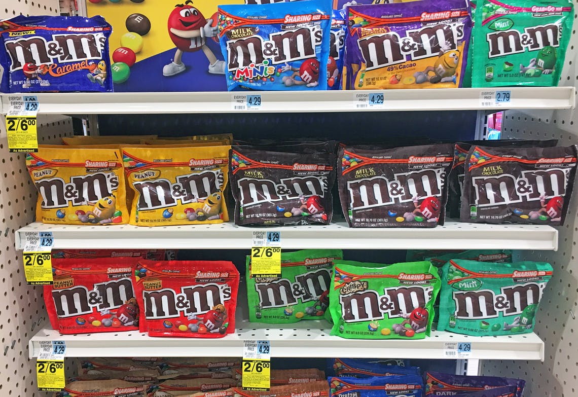 M M S Stand Up Pouches Only 1 25 At Rite Aid The Krazy Coupon