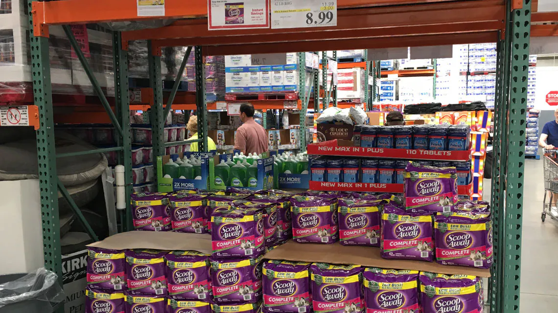 Scoop Away 42 Pound Cat Litter Only 8 99 At Costco The Krazy Coupon Lady