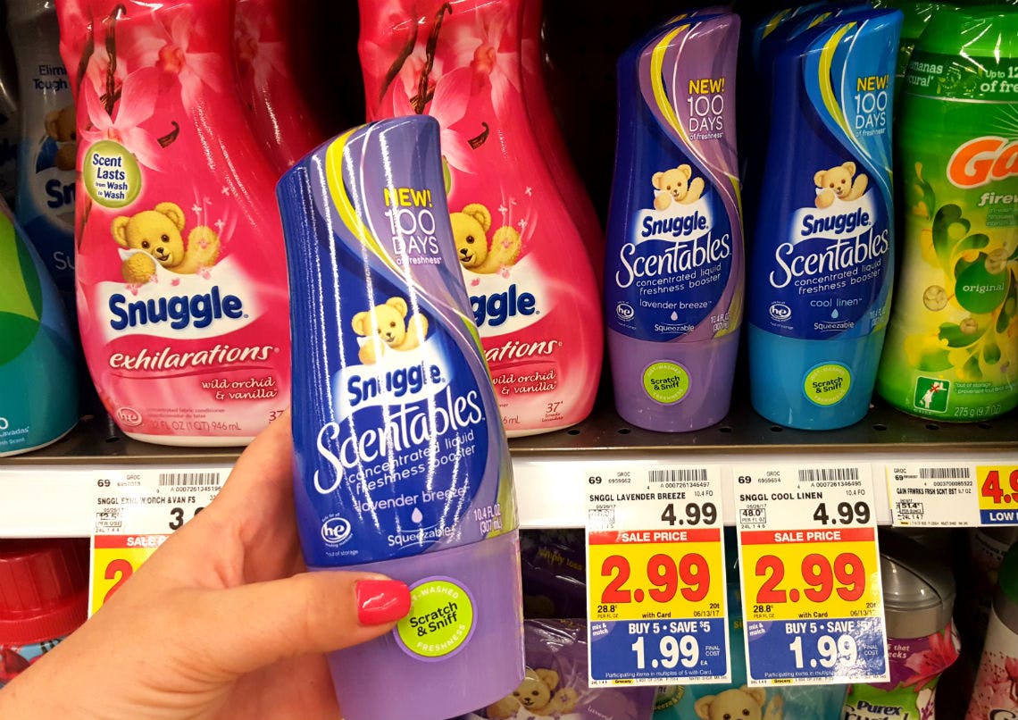 Snuggle Scentables, Only 0.99 at Kroger! The Krazy Coupon Lady