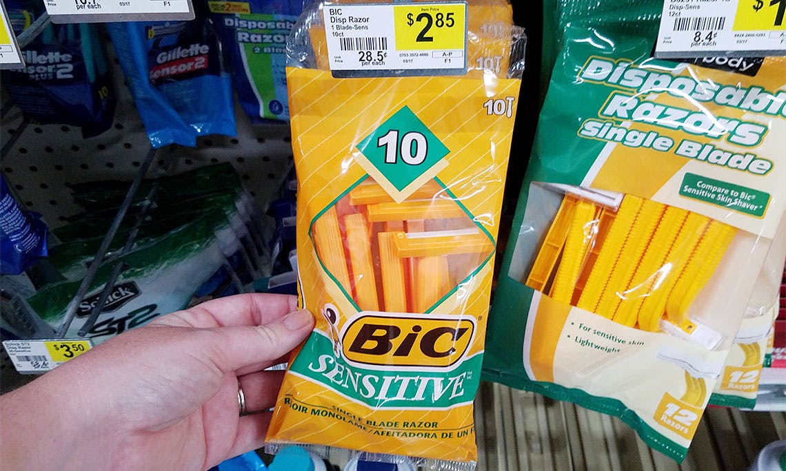 bic disposable razors dollar general