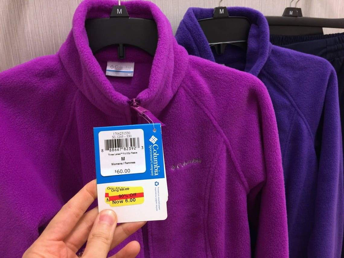 purple columbia fleece jacket