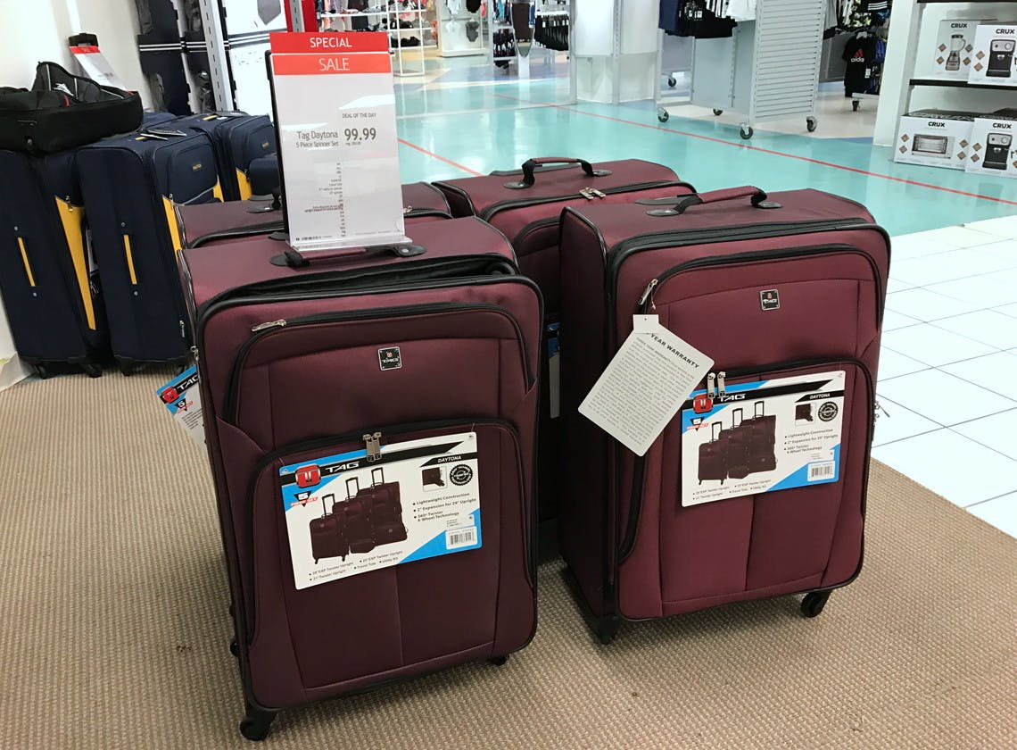 macys 5 piece luggage sale