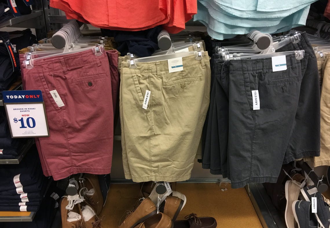 old navy mens jeans shorts