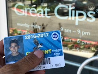 save on summer haircuts student id