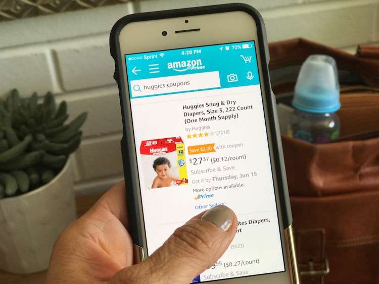 Save 20% on diapers and baby food every time with Amazon Family.
