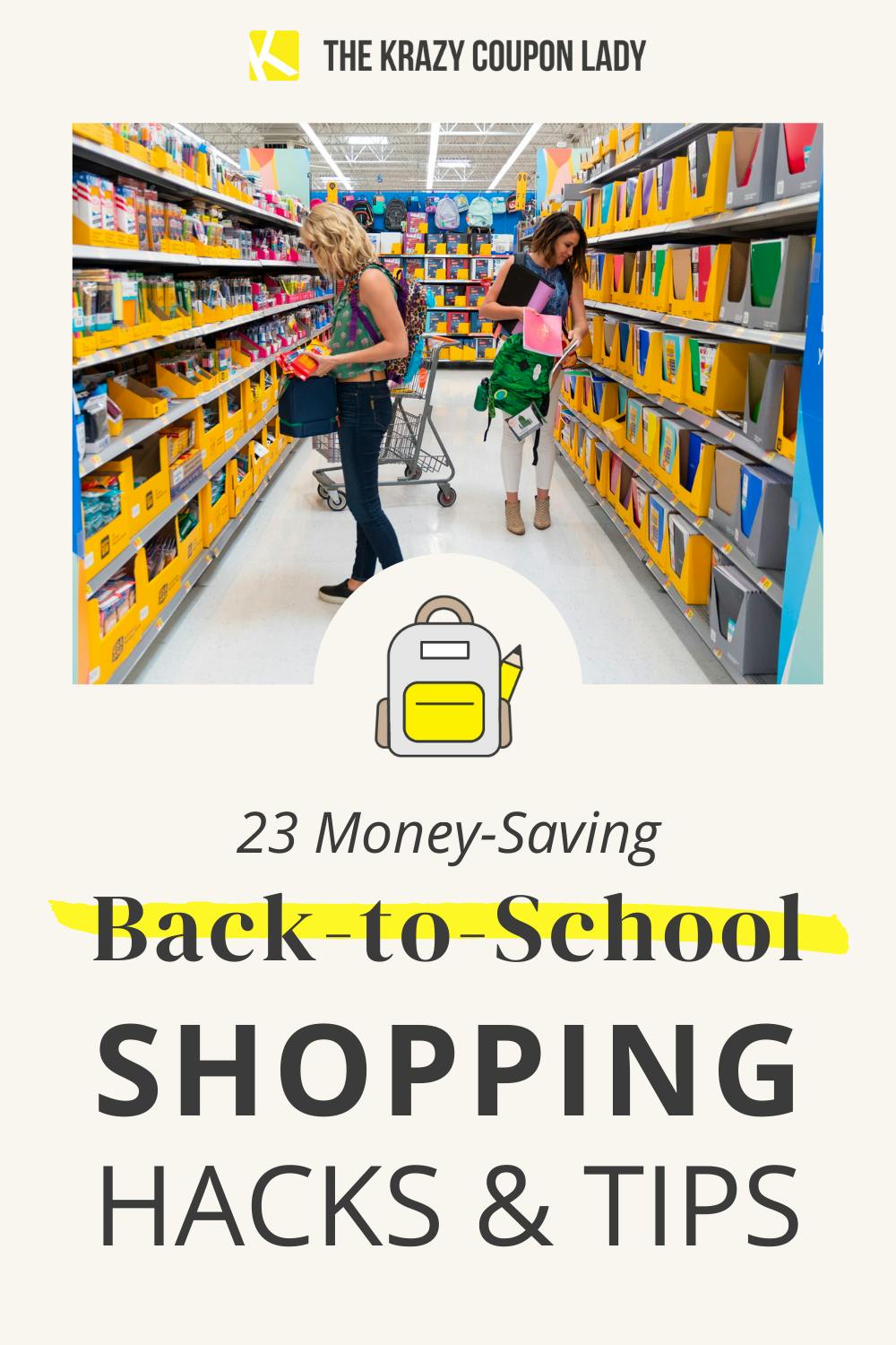 23 Best Back to School Shopping Sales Hacks - The Krazy ...