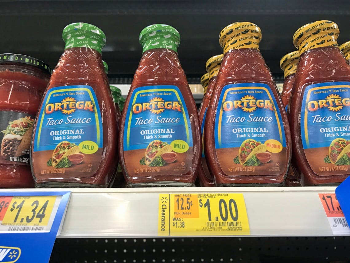 New PrintableOrtega Taco Sauce, Only 0.50 at Walmart! The Krazy
