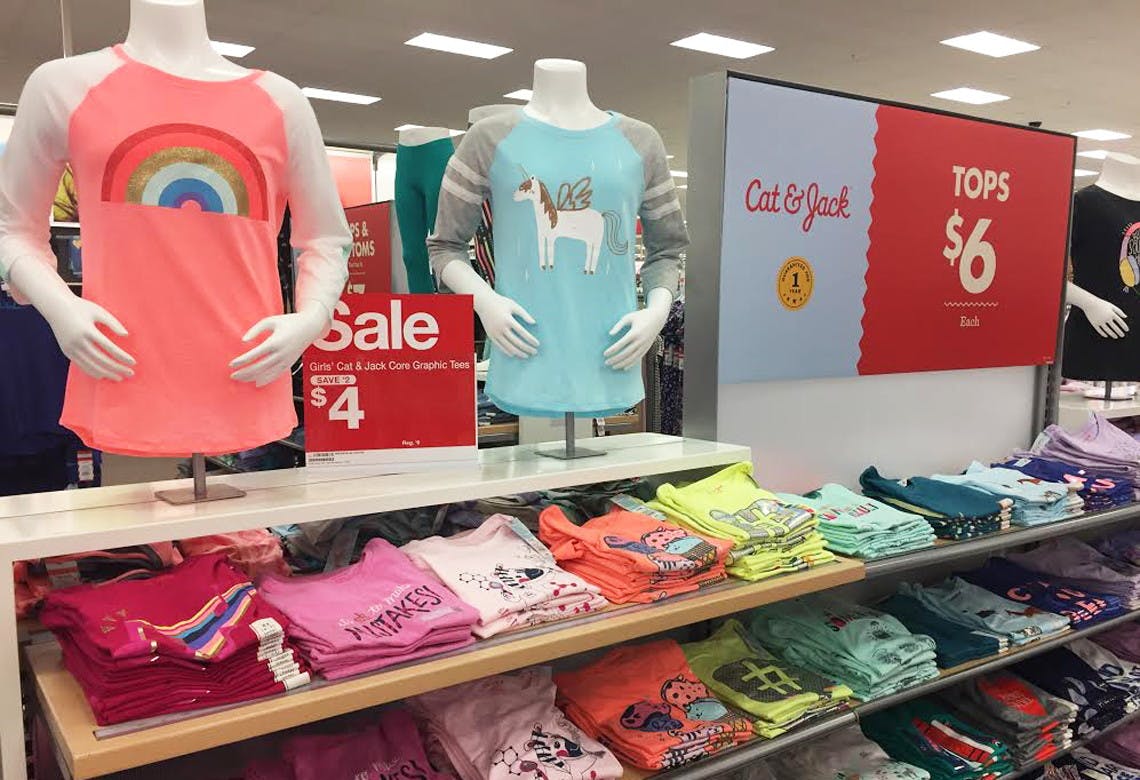 target cat and jack tees