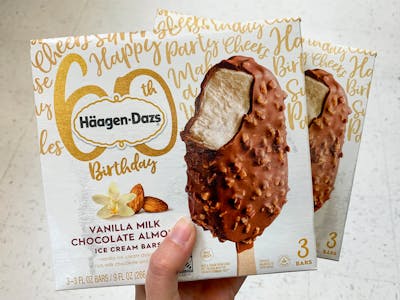 2 Haagen-Dazs Ice Cream Bars