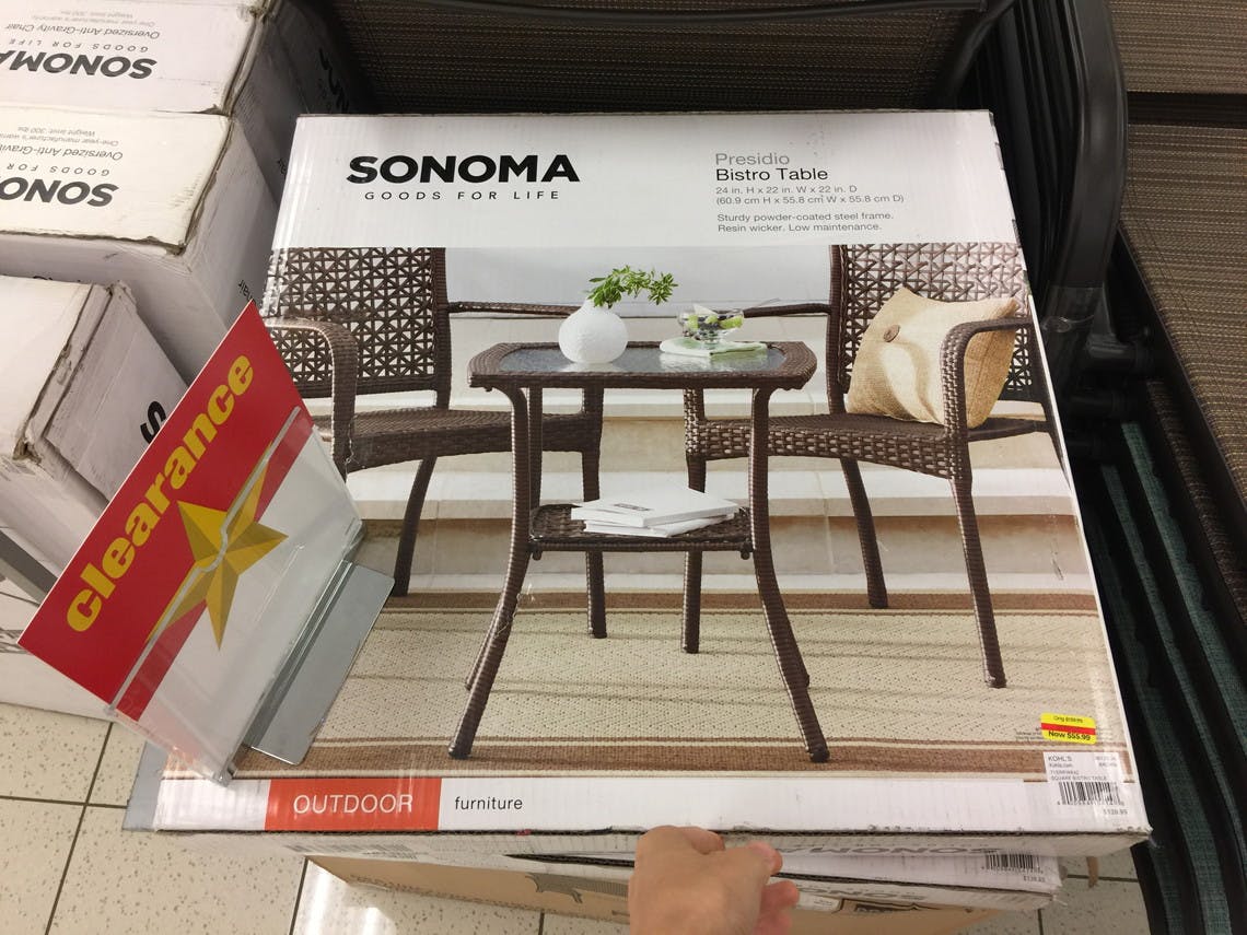 Kohl S 70 Off Patio Furniture Clearance 10 Off 50 Extra 30