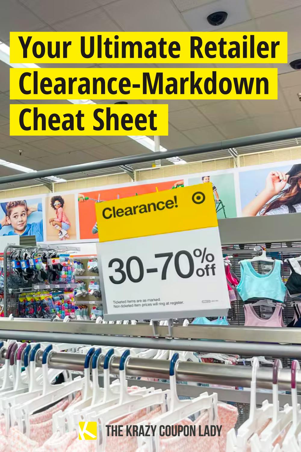 Ultimate Guide to the Clearance Sale Schedule The Krazy Coupon Lady