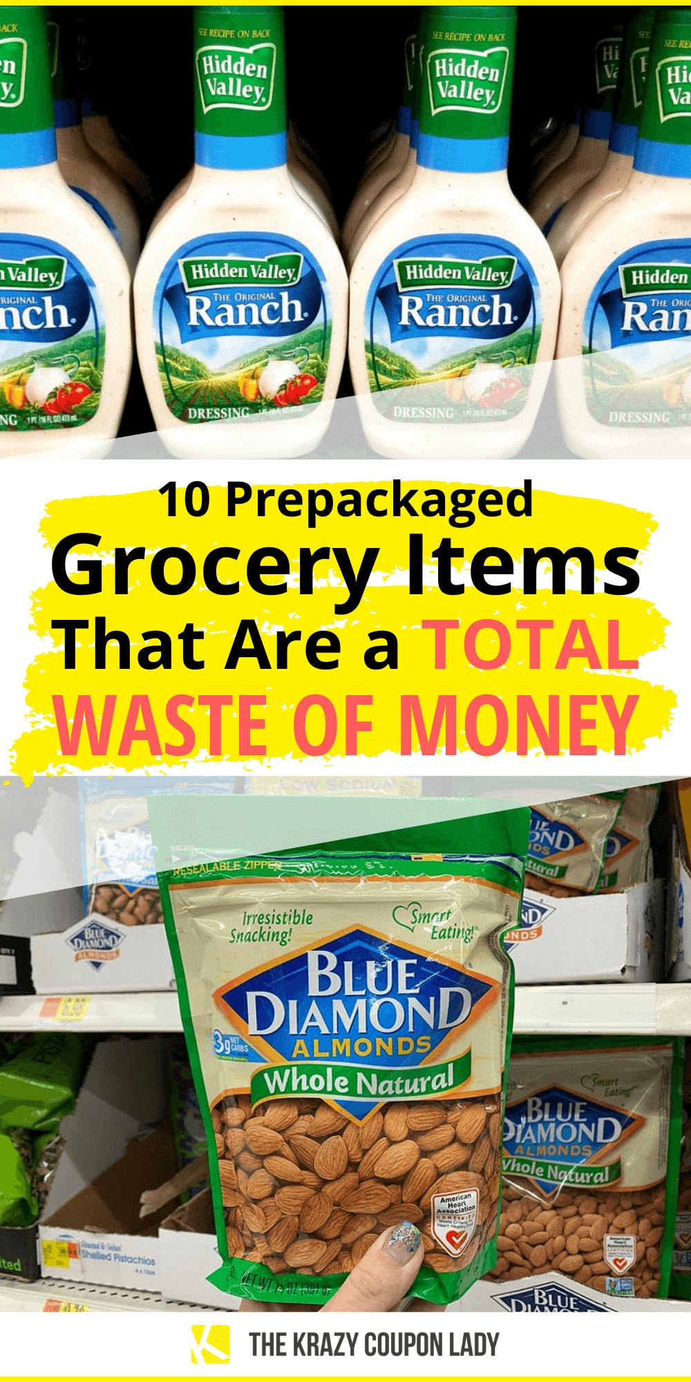 10 Prepackaged Grocery Items You're Wasting Your Money On