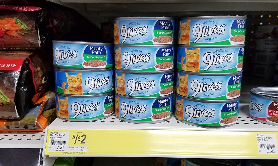 Moneymaker 9Lives Cat Food at Dollar General! The Krazy Coupon Lady
