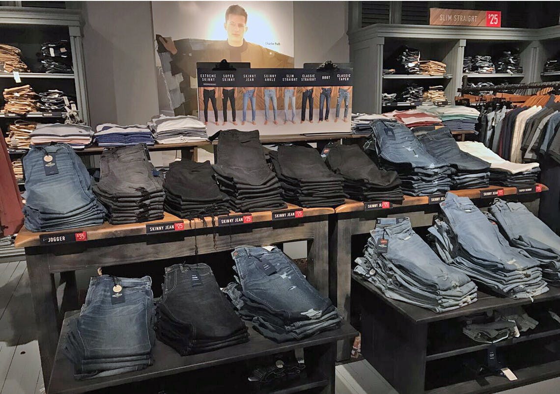 hollister jeans in store sale
