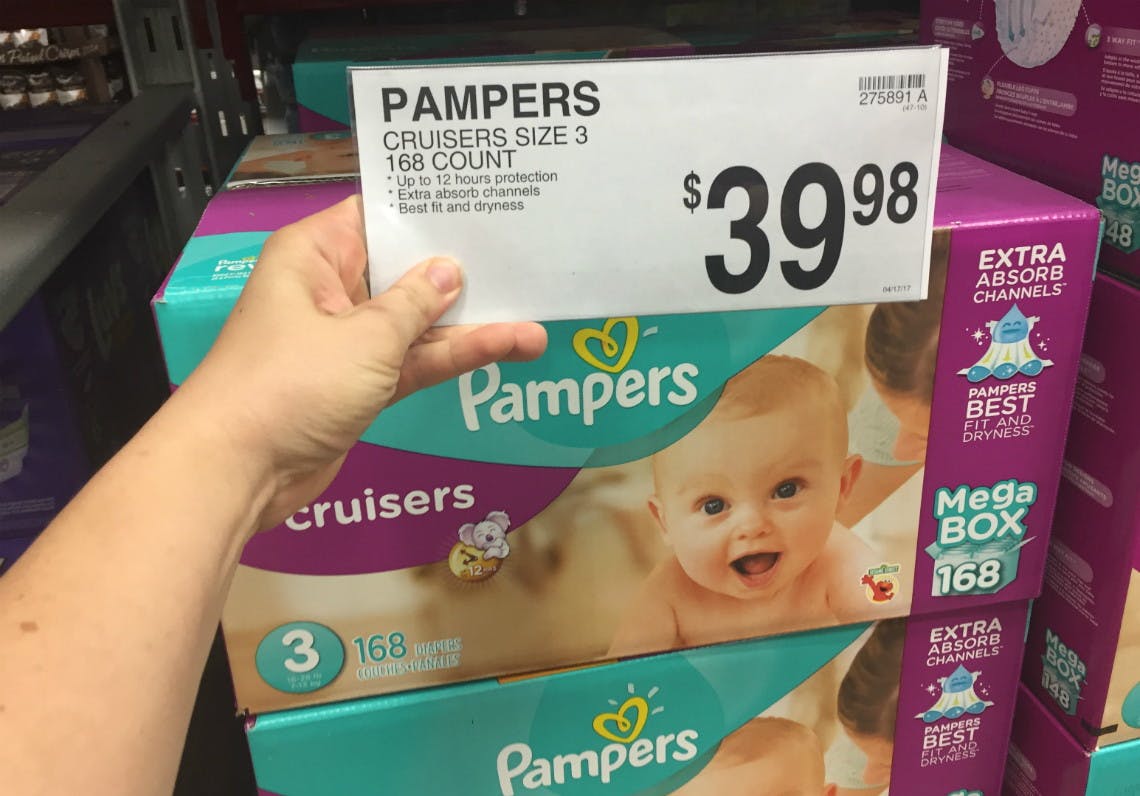 sam's club pampers diapers size 3